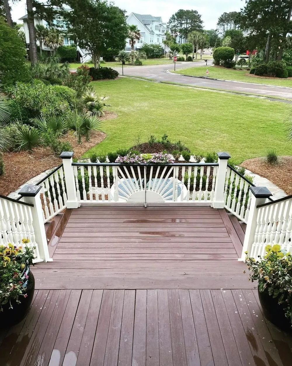 Recent pressure washing project
